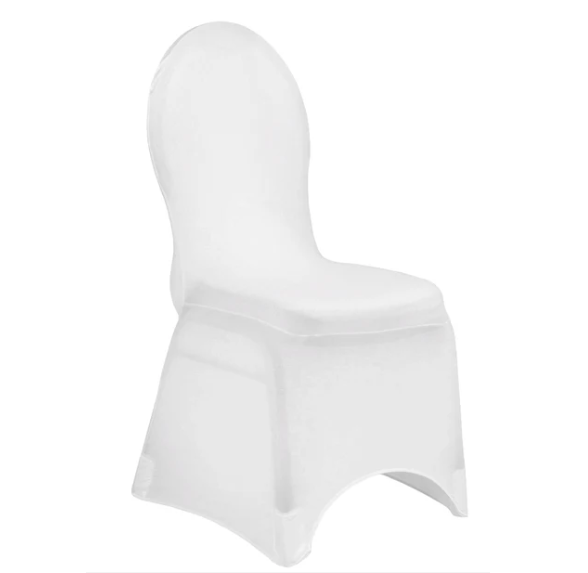 White Spandex Chair Cover