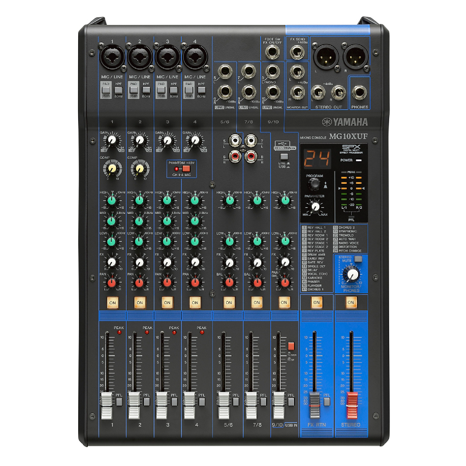 Yamaha Mixer and Effects 10 Inputs