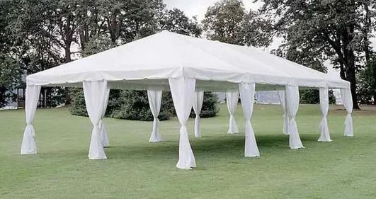 Tent Pole Drape