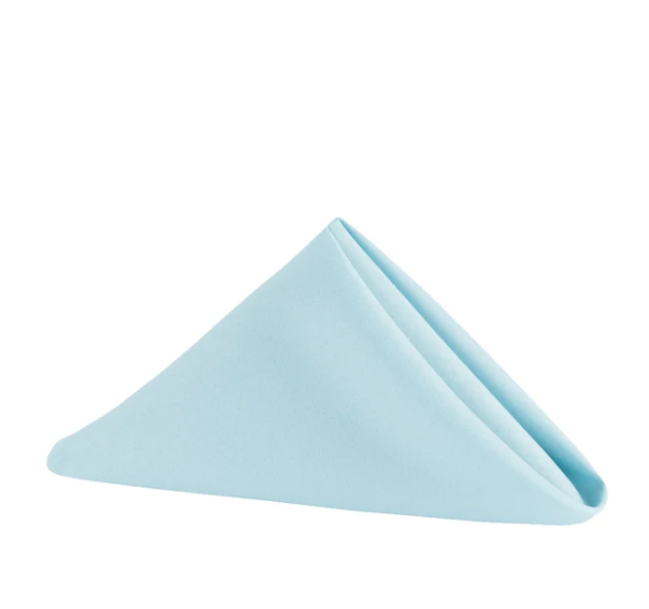 Baby Blue Linen Napkins