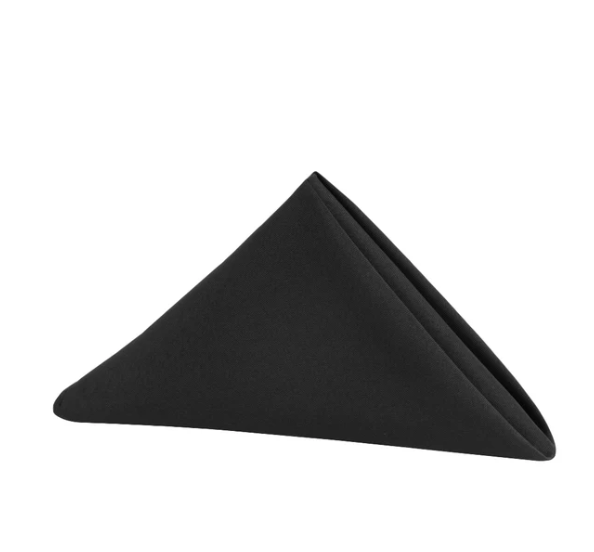 Black Polyester Napkins