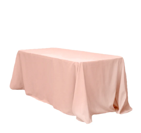 90x132 Rectangular Blush Pink