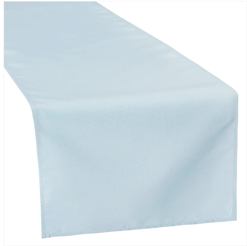 12 x108 Light Blue Polyester Table Runner