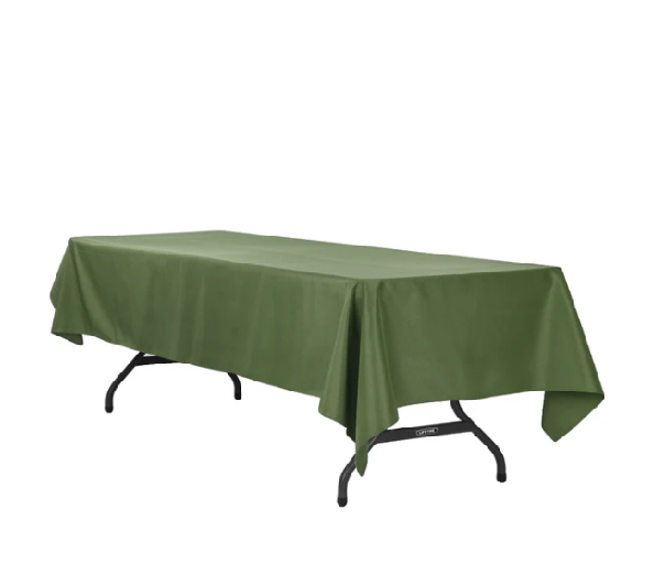 60x102 Rectangular Olive Green