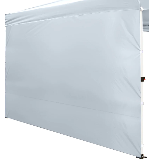 White 10x 10 Sidewall for Popup Tent 