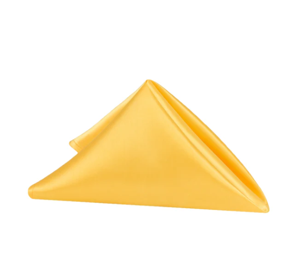 Yellow Satin Napkin