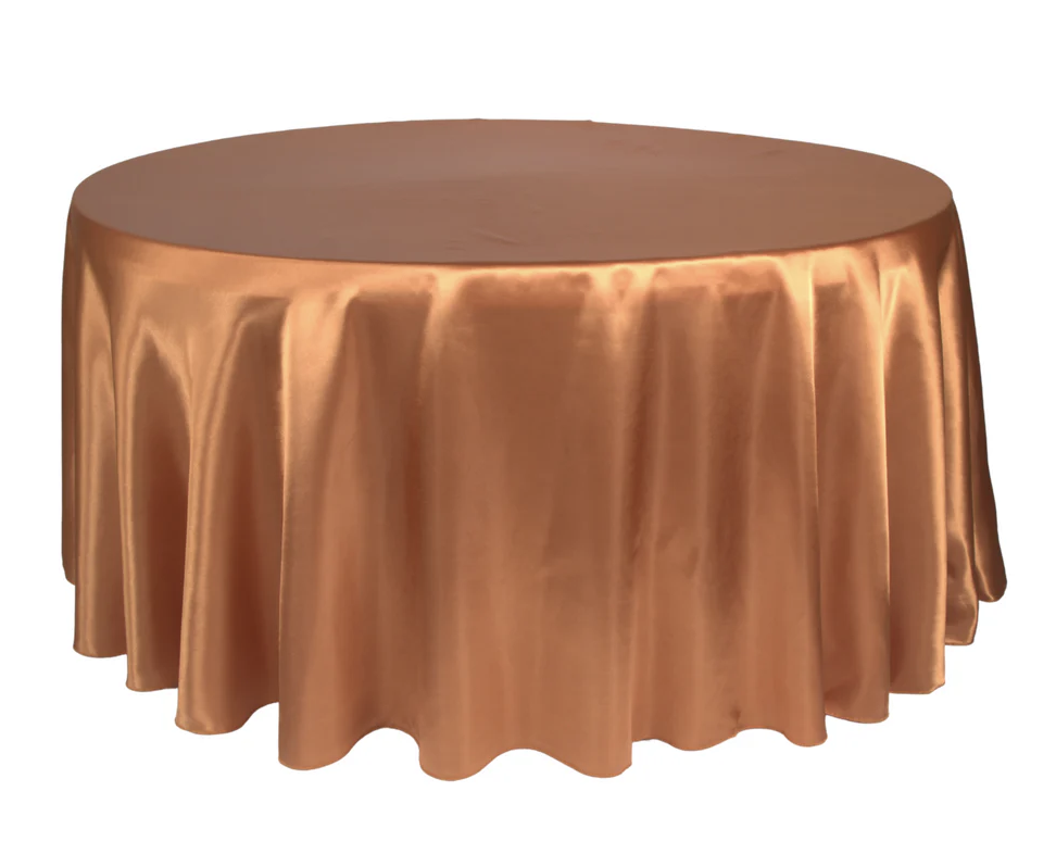 120 inch Round Terracotta Tablecloth