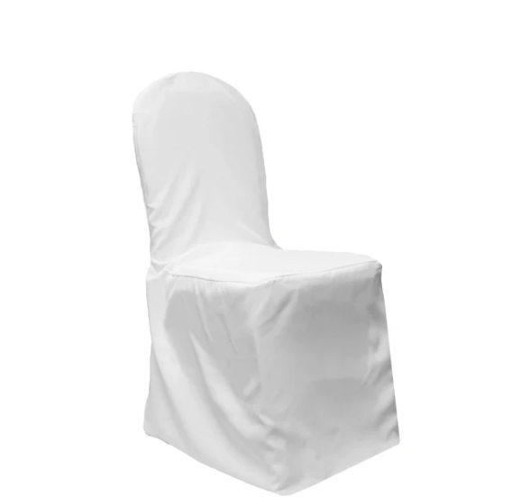 White Loose Chair Cover