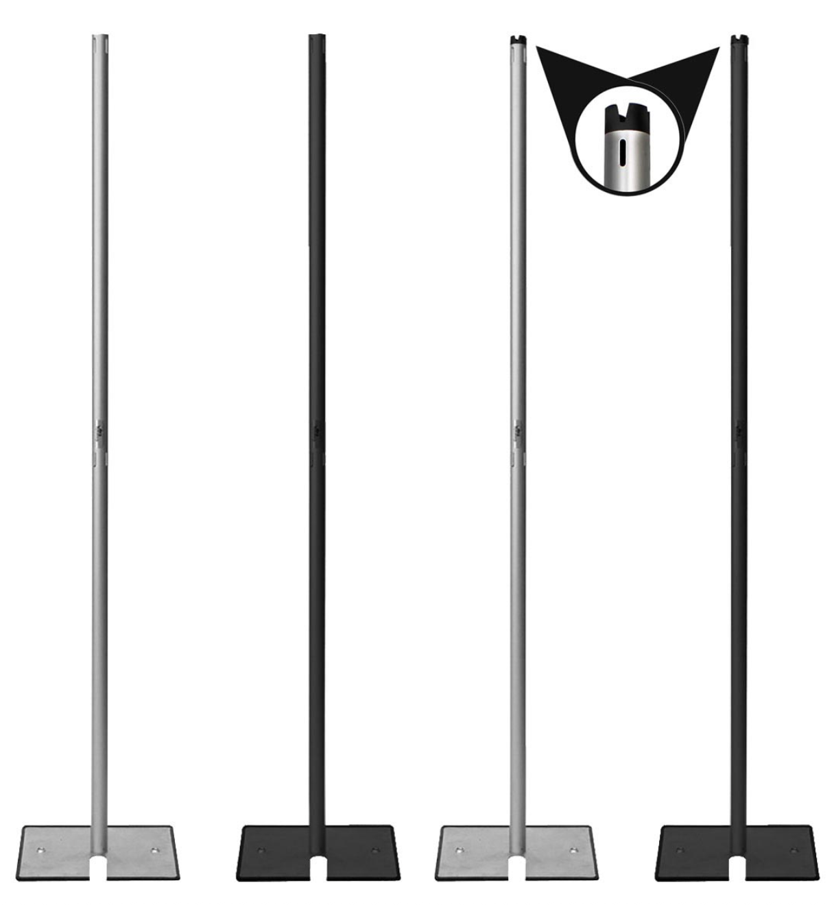 3 Fixed Height Uprights