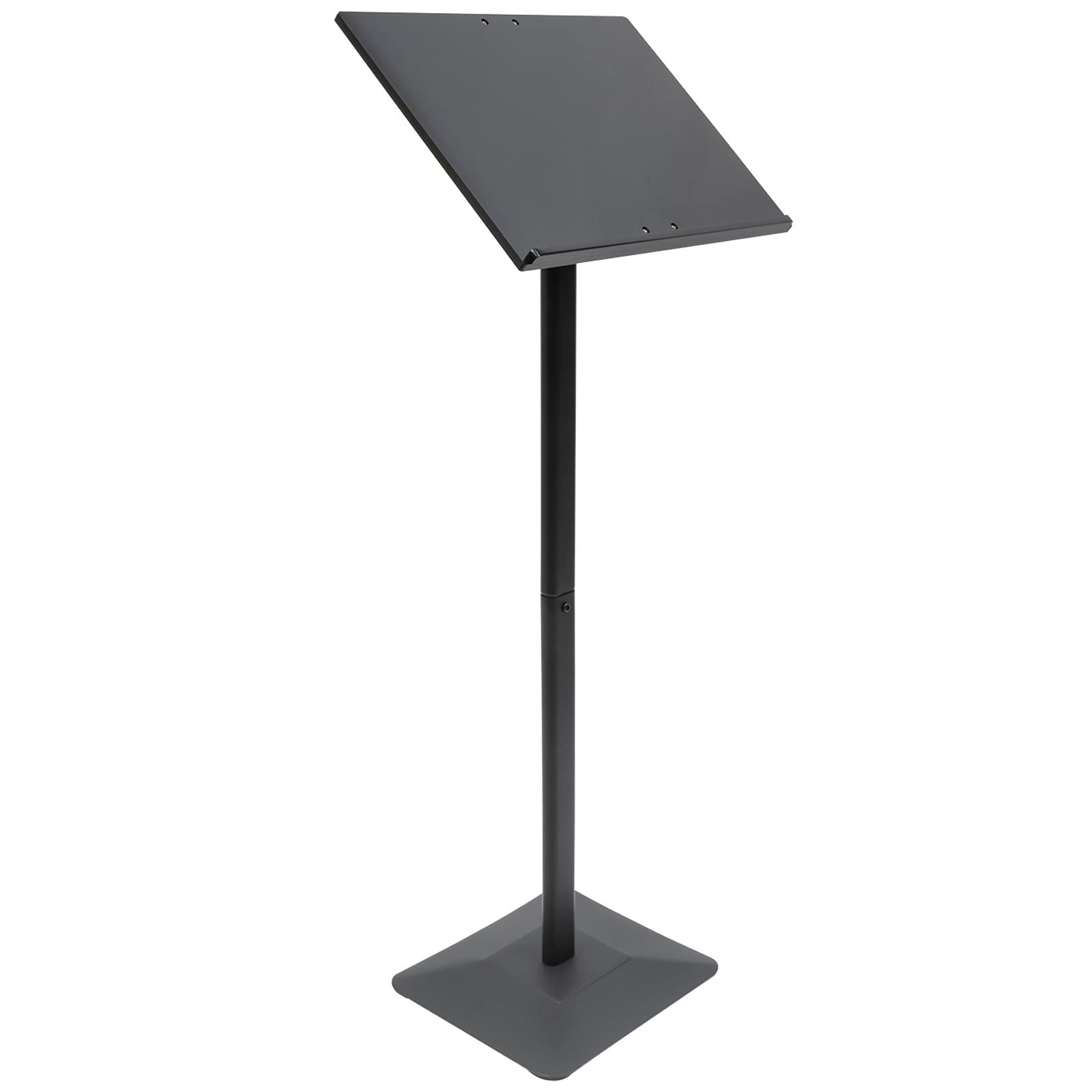 Floor Standing Speaking Podium - Black