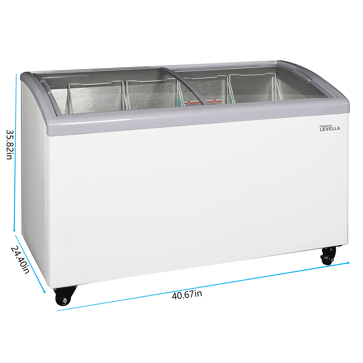 Glass Door Freezer